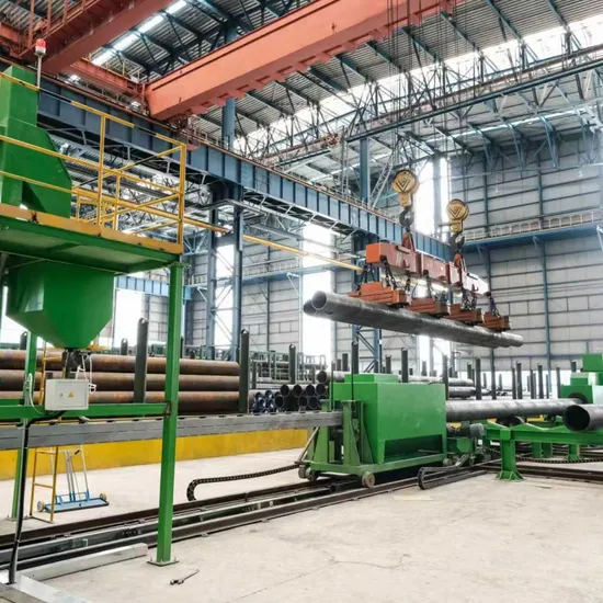 Professional Manufacturer Steel Pipe Inner Wall Shot Blasting Machine